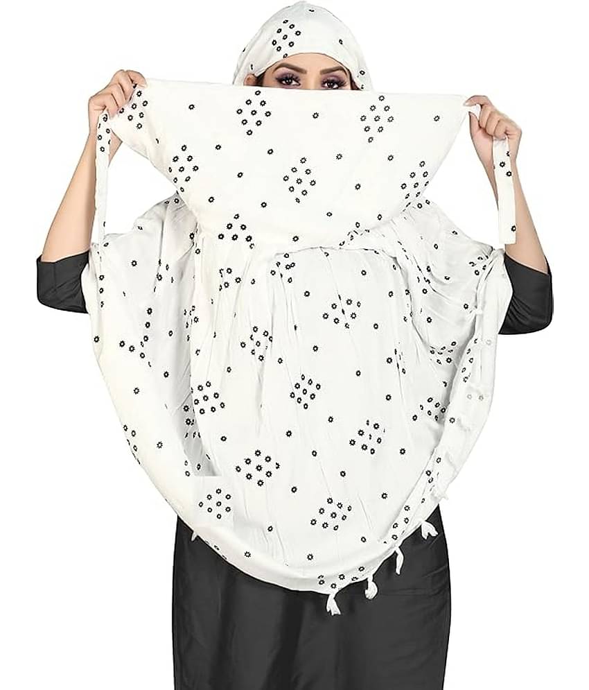 THRIFTKART Multicolor Rayon Women's Scarf ( Pack of 1 )