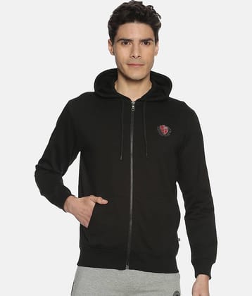 Dollar Cotton Blend Hooded Men's Sweatshirt - Charcoal ( Pack of 1 )