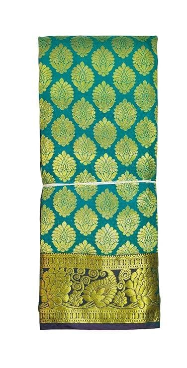 Women's Kanchipuram Kubera Silk Pure Pattu Sarees With Blouse (VSK138-2) (VSK182-3)