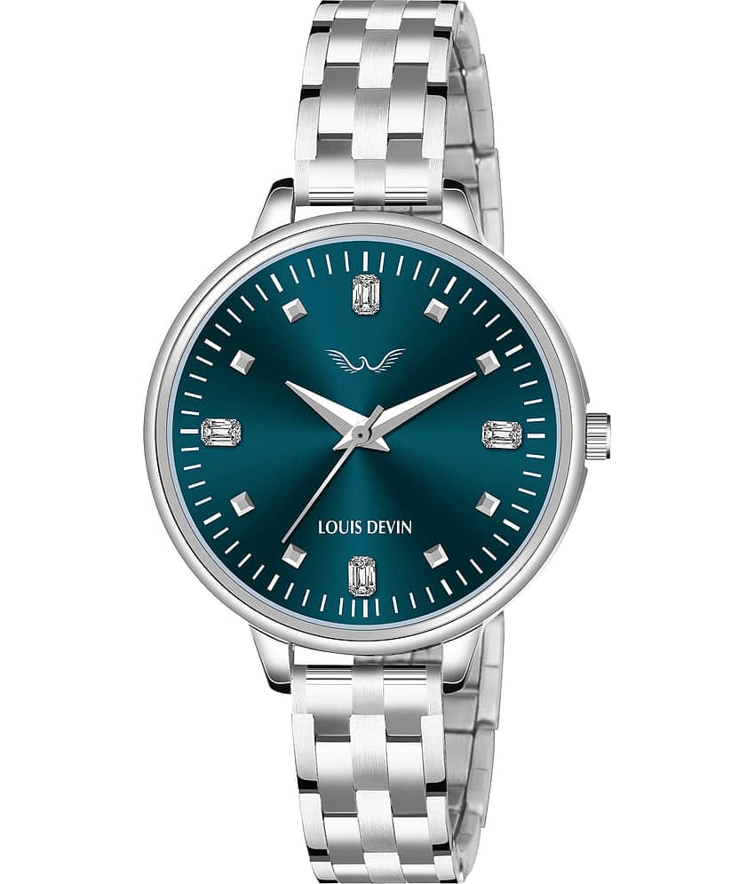 LOUIS DEVIN Silver Metal Analog Womens Watch