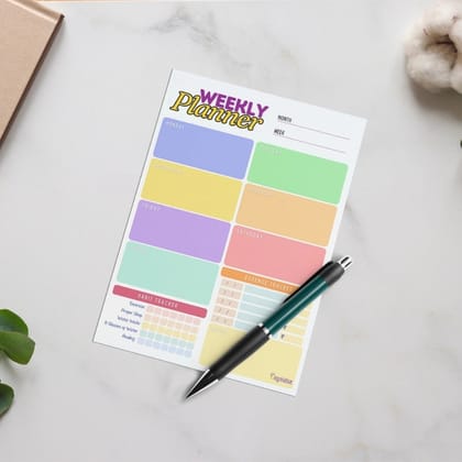 Weekly Planner Notepad