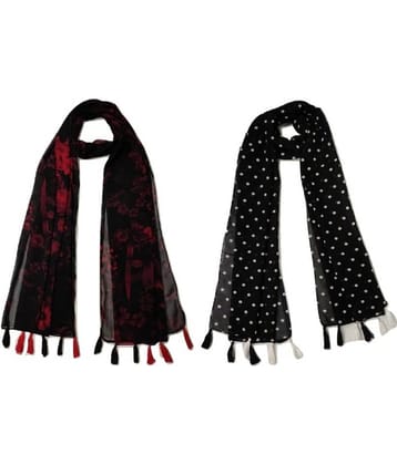 stolevilla Multi Printed Poly Cotton Yarn Stoles