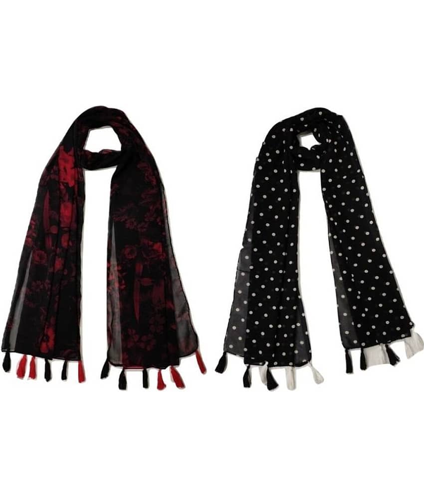 stolevilla Multi Printed Poly Cotton Yarn Stoles