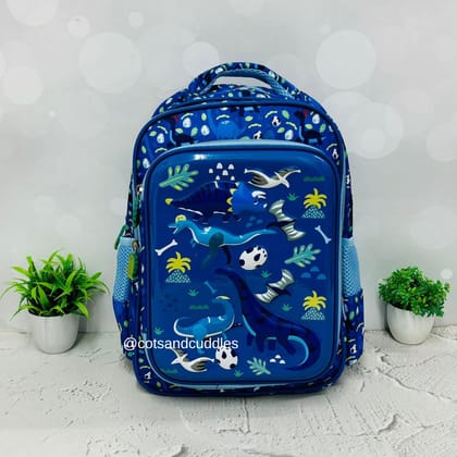 Cute Design Hardshell Square Pocket Backpack For Kids-Dinosaur