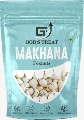 GT - God's Treat Regular Makhana Blue Pouch, 75 gm (Pack of 10)