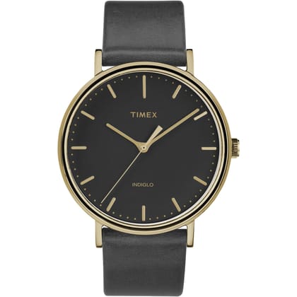 Timex Black Dial Analog Men Watch - TW2R26000-Black