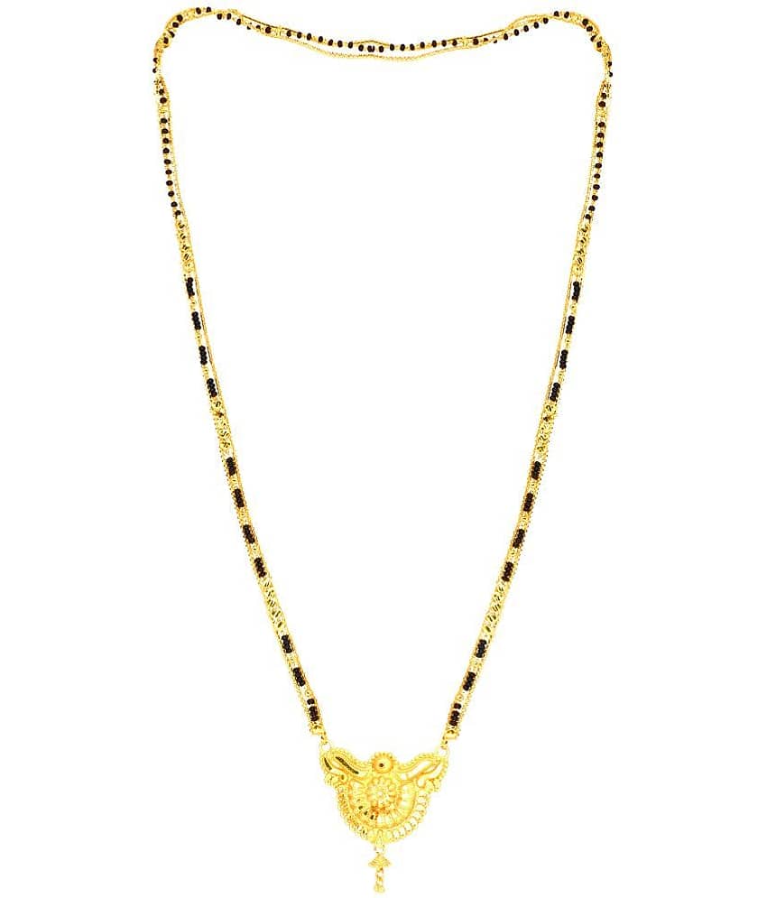 JIPPA - Golden Mangalsutra ( Pack of 1 )