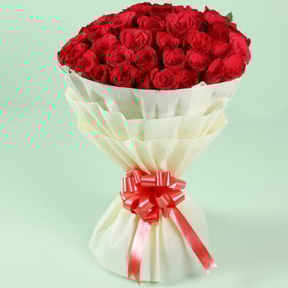 Majestic Red Roses Bouquet