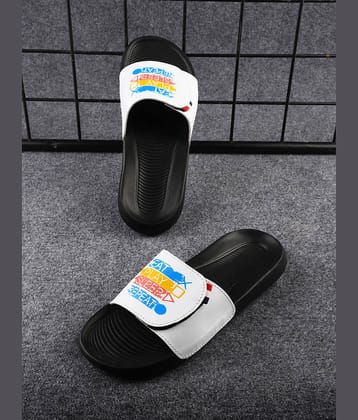 PERY PAO White Men's Slide Flip Flop