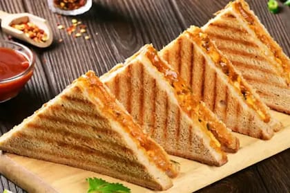 Aloo Tikki Grilled Sandwich