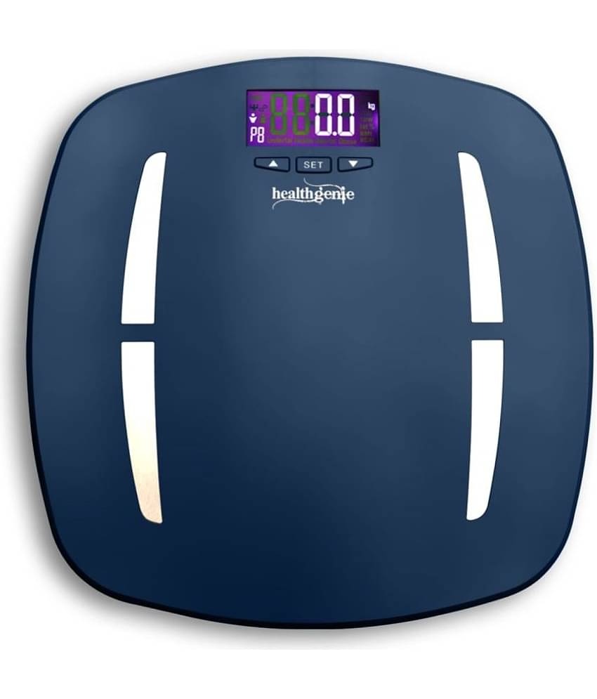 Healthgenie Digital Body Composition Monitor Weighing Scale, Strong & Best ABS B Weighing Scale HB-331 (Royal Blue)
