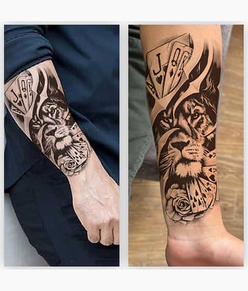 The Canvas Arts 4 Weeks Life Semipermanent Tattoo Realistic Look Body Tattoo