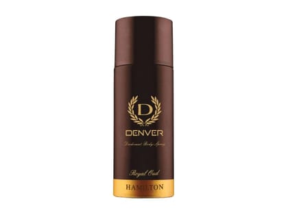 Denver Royal Oud Deodorant 150ml Long Lasting Body Spray for Men Denver Royal Oud Deodorant 150ml Long Lasting Body Spray for Men
