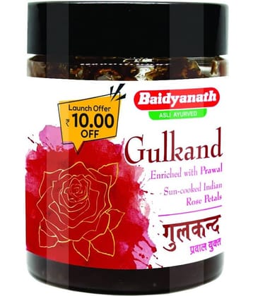 Baidyanath Gulkand, Enriched With Prawal, Sun-Cooked Indian Rose Petal, 200 G