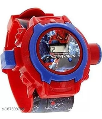 JELLIFY  Robot Toy Convert to Digital Wrist Watch & Spiderman Projector Watch for Kids Boys and Girls Digital Watch Birthday Gifts.