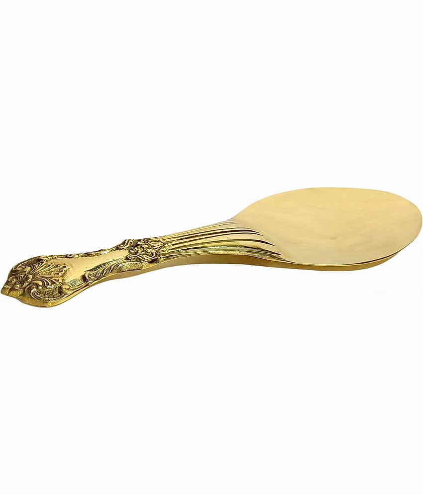 A & H ENTERPRISES - Brass Brass Serving Spoon ( Pack of 1 )