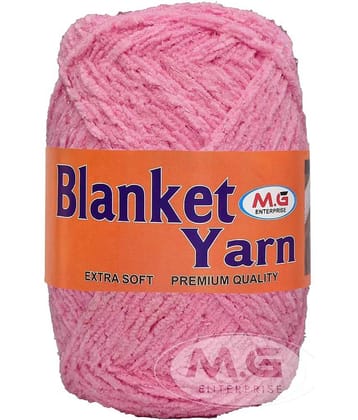 M.G ENTERPRISE Knitting Yarn Thick Chunky Wool, Blanket Light Gajri WL 600 gm Best Used with Knitting Needles, Crochet Needles Wool Yarn for Knitting