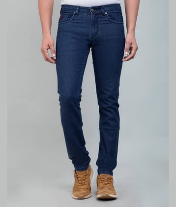 HJ 53 - Blue Denim Slim Fit Men's Jeans ( Pack of 1 )