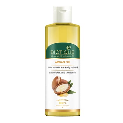 Biotique Argan Oil From Morocco Non- Sticky Hair Oil 200ml