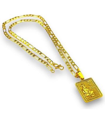 AKLINA Gold Religious Pendant With Chain ( Pack of 1 )
