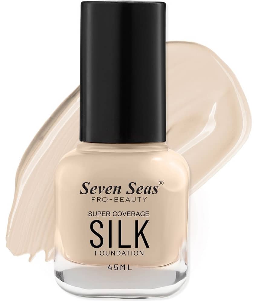 Seven Seas Full Coverage & Waterproof Super Coverage Silk Foundation (Nude)
