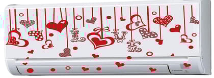 DreamKraft Decorative AC Air Conditioner Sticker (91 cm X 33 cm)