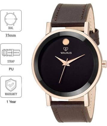 Walrus WWM-MOON-020917 PU Analog Men's Watch