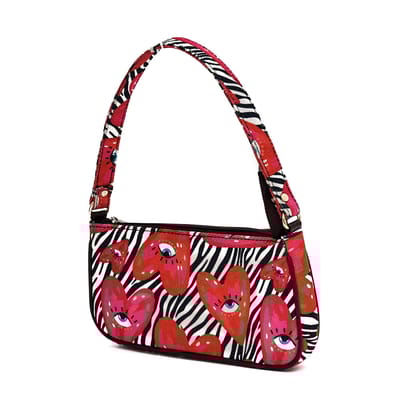 Heart Eye Shoulder Bag
