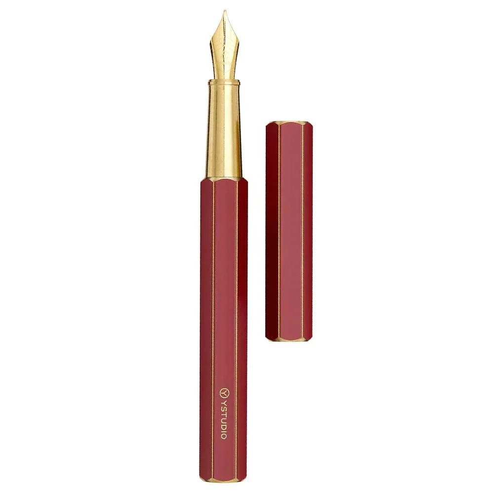 YSTUDIO Classic Revolve Fountain Pen - Red-F