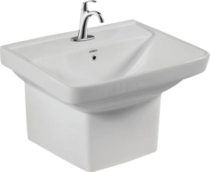 HOB-10031 Half One Piece Basin 15" x 18" x 12" Inch