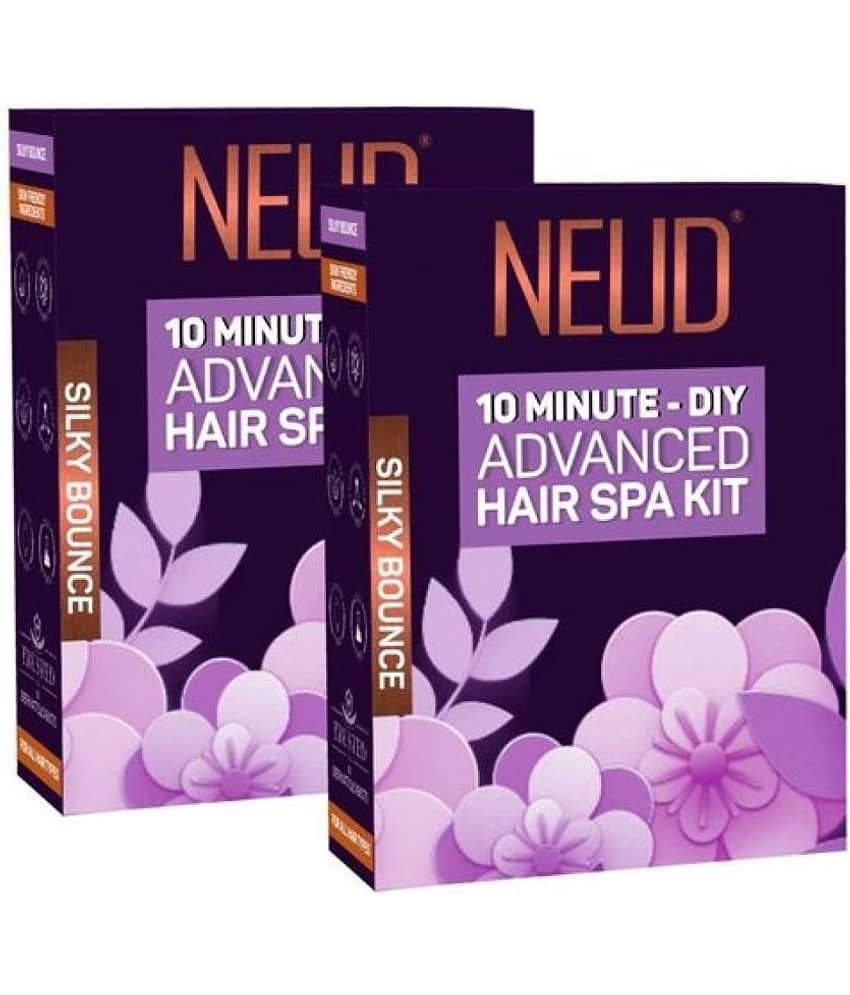 NEUD 4-Step DIY Advanced Hair Spa Kit for Salon-Like Silky Bounce at Home - 2 Packs (40 g Each)