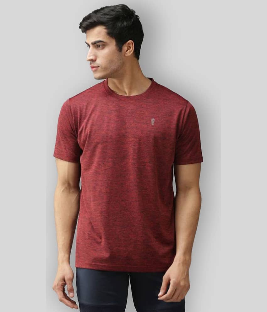 EPPE - Maroon Polyester Regular Fit Men's Sports T-Shirt ( Pack of 1 )