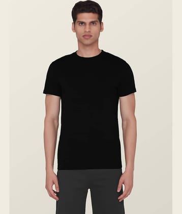 XYXX - Black Cotton Regular Fit Men's T-Shirt ( Pack of 1 )