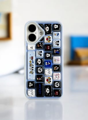 Blue Mist Kawaii Keypop Case for iPhone 16