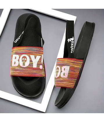 Buxton - Orange Men's Floater Sandals