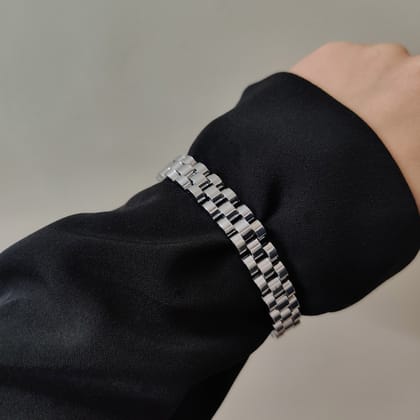 Lila Link Bracelet - Silver
