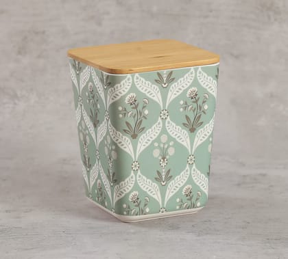 India Circus Blooming Dahlia Small Bamboo Jar India Circus Blooming Dahlia Small Bamboo Jar