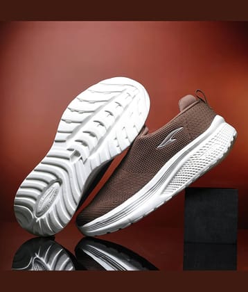 ASIAN WONDERWALK-22 Dark Grey Men's Slip-on Shoes