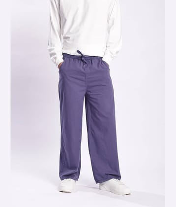Bene Kleed Baggy Men's Trouser - Purple ( Pack of 1 )