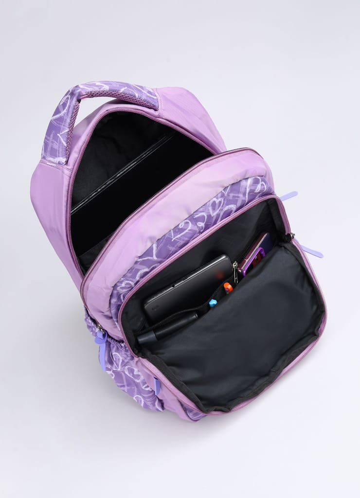 PB Pearlbags Polyester Water Resistant Casual Backpack With Laptop Sleeve For School,college & Office For Boys and Girls,Men & Women