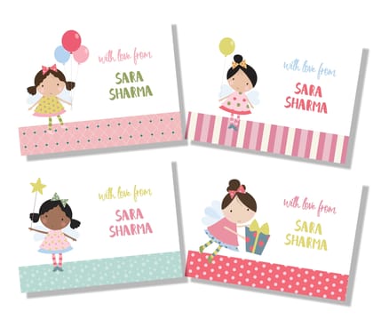 Gift Cards -  Fairly Cute-3" x 2"  - 24 cards