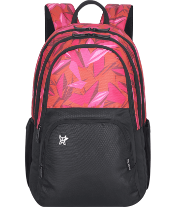 Arctic Fox Prism Red School Backpack For Boys And Girls, 34 Liters