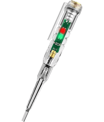 Electrical Tester Pen, 70-250V Induction Power Detector Pen Electrical Screwdriver Circuit Tester, Electrical Tester Pen with LED Color Light, Non-Contact AC Voltage Tester Pen.