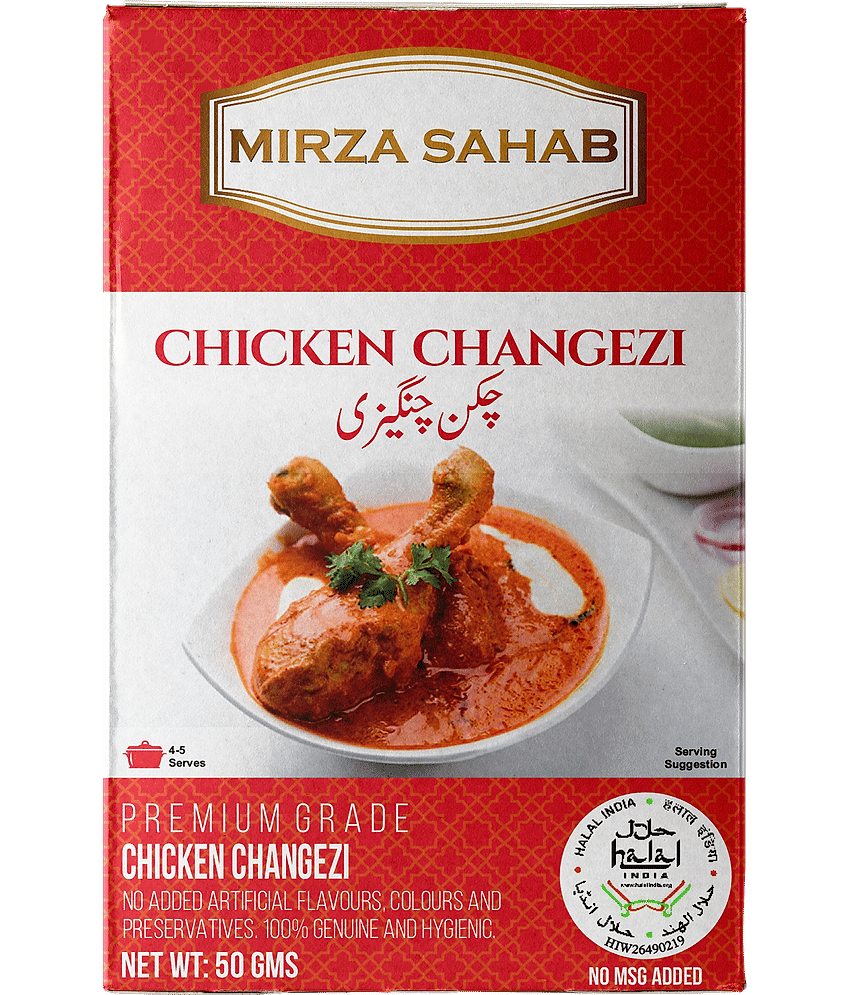 Mirza Sahab Chicken Changezi Instant Mix 50 gm Pack of 4