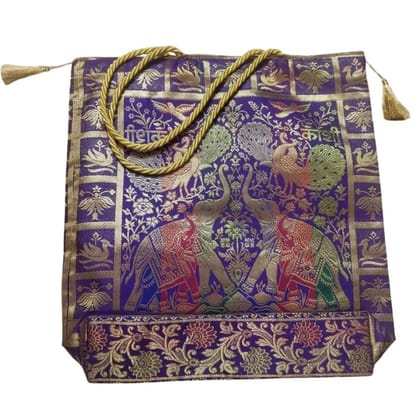 Banarasi Silk Tote Bag