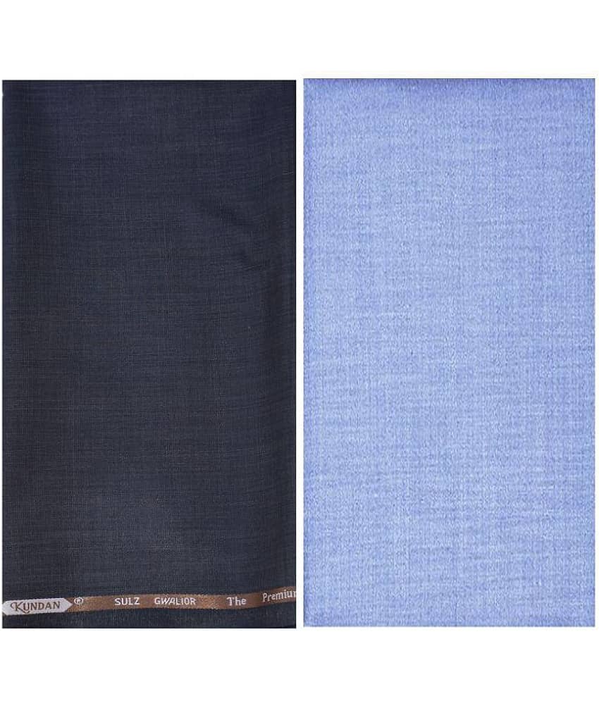 KUNDAN SULZ GWALIOR Multi Cotton Blend Unstitched Shirts & Trousers