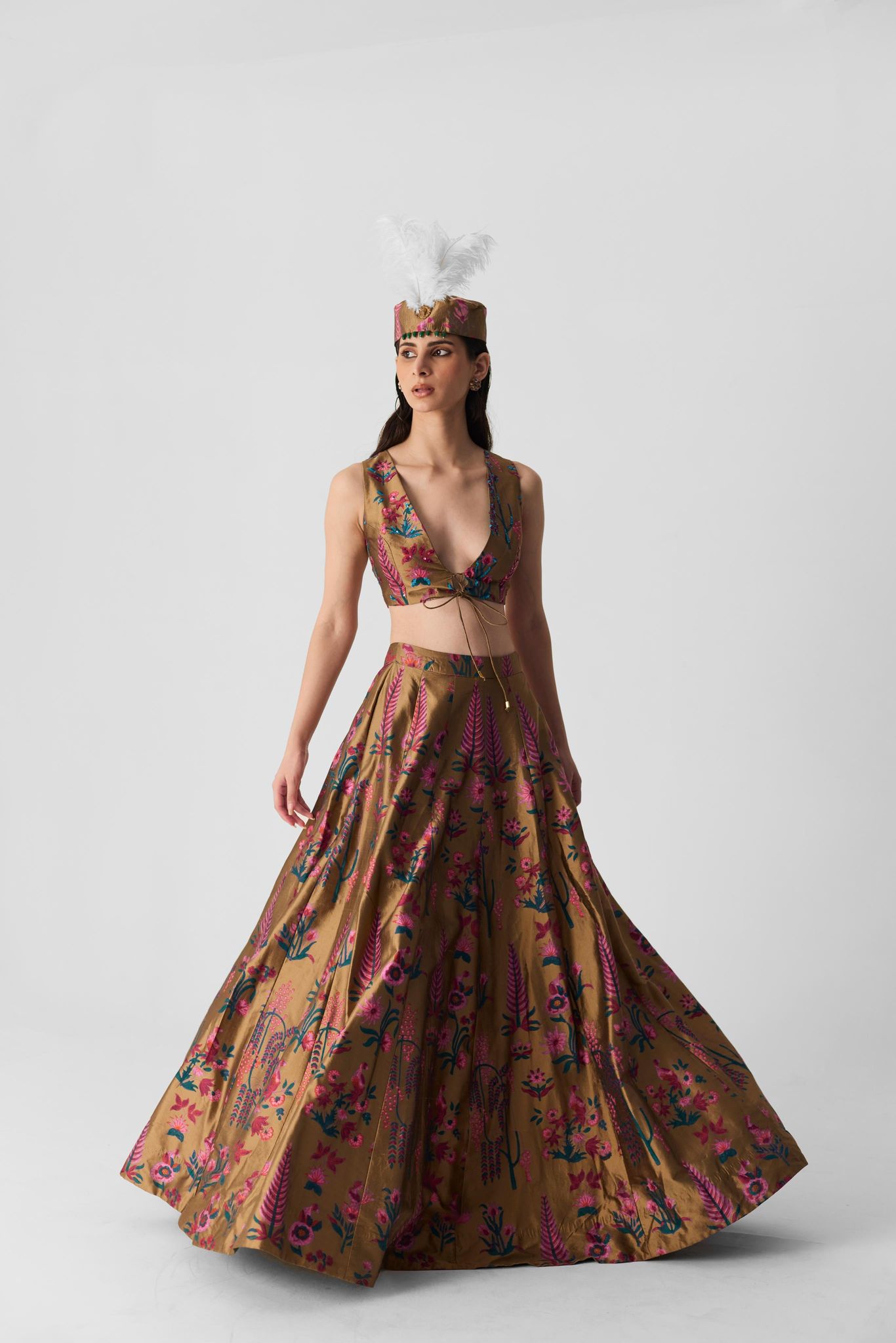 Bahar Lehenga-XS