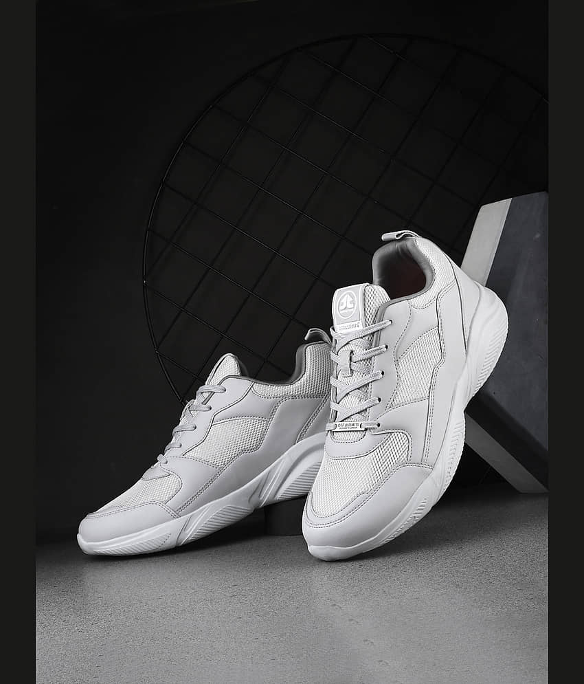 OFF LIMITS HACHIKO Light Grey Men's Sports Running Shoes