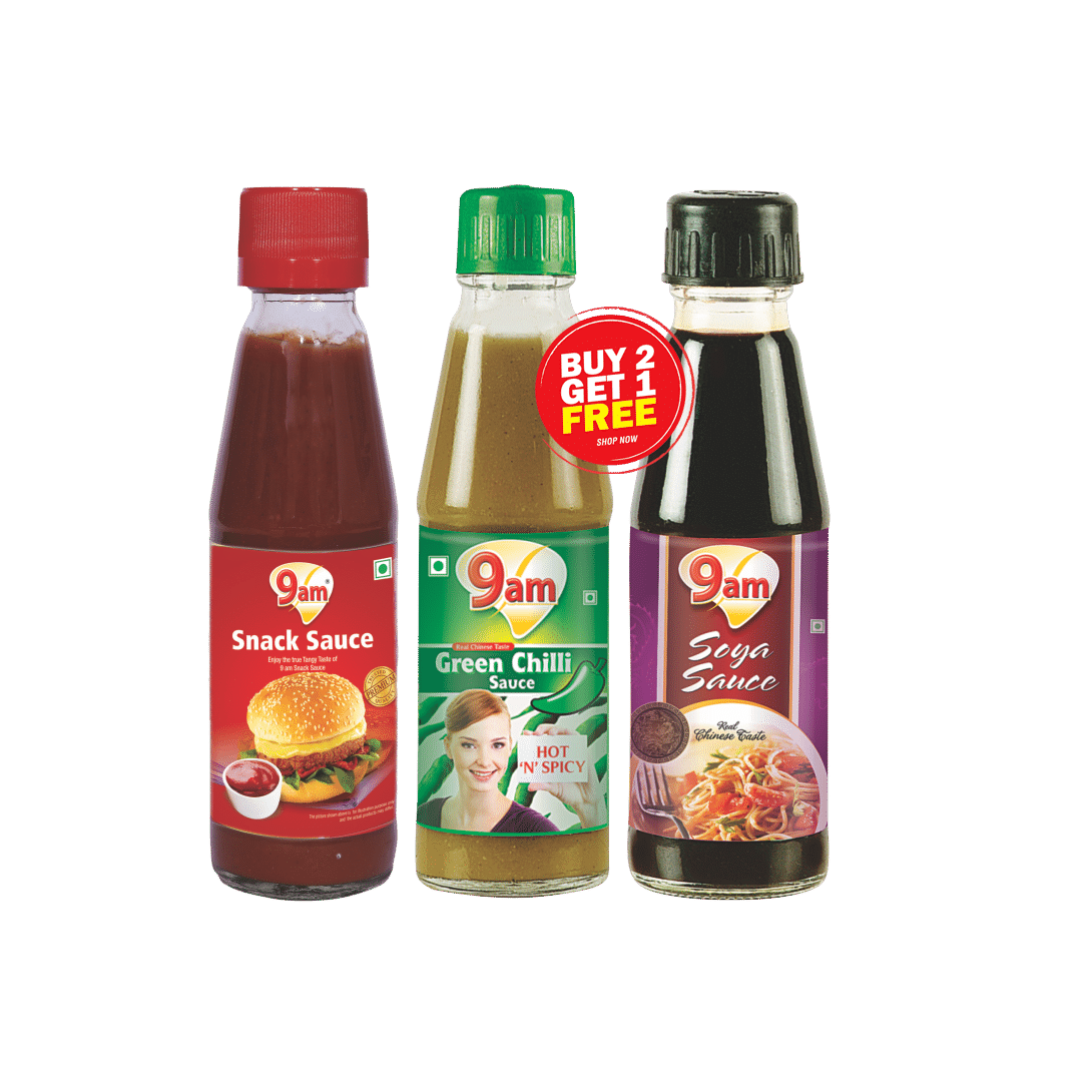 9am Snack, Green Chilli & Soya Sauce - Combo Pack, 600 gm