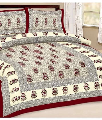 Uniqchoice Cotton King Bedsheet ( Multi )